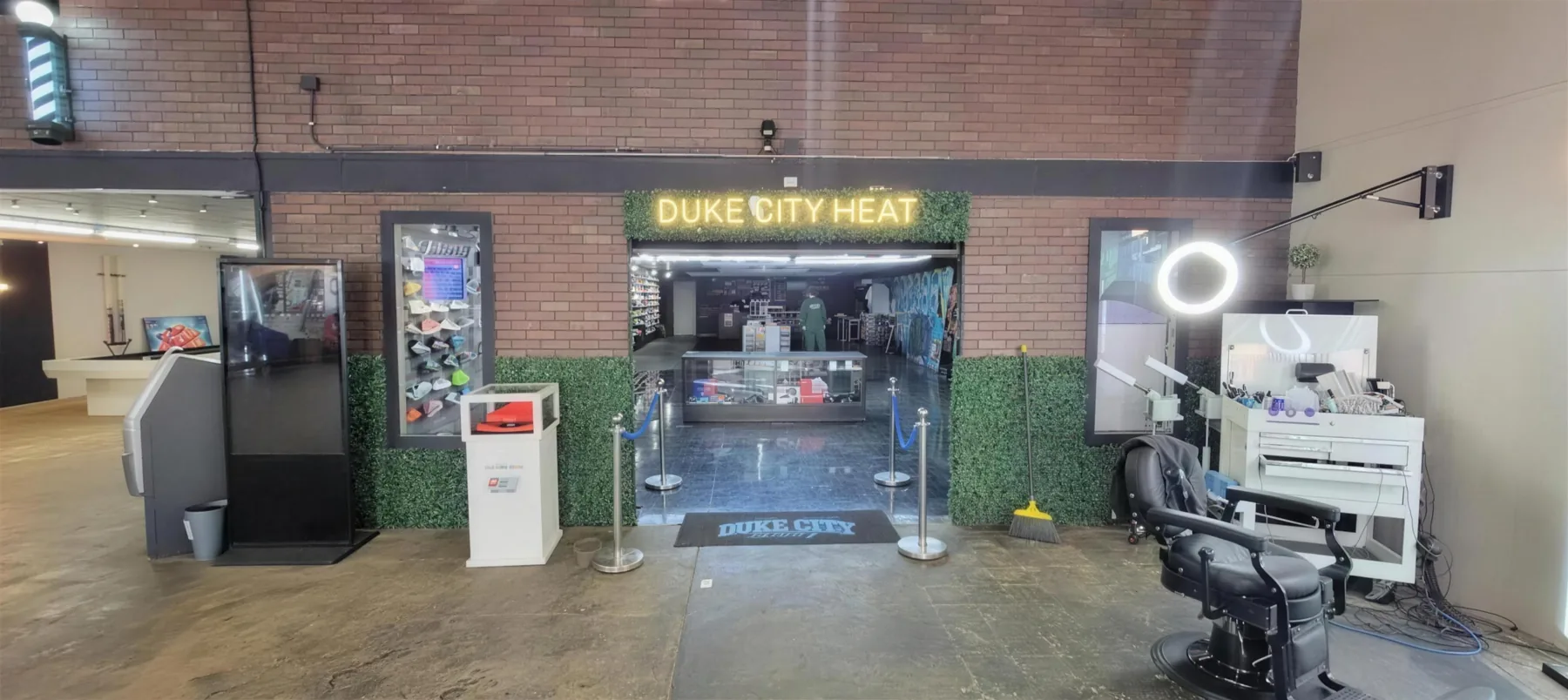 Duke City Heat sneaker and streetwear shop inside House of Fadez