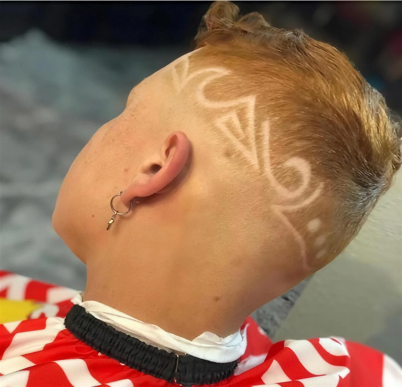 Tribal freestyle hair design by House of Fadez